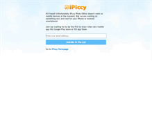 Tablet Screenshot of ipiccy.com